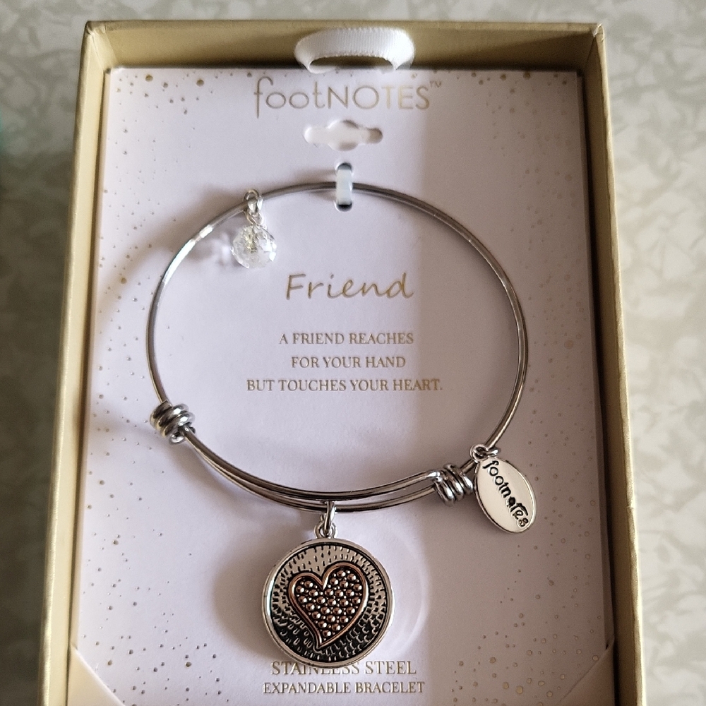 Silver Heart Charm Bracelet